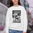 Science Fiction Writer At Work Vintage Book Cover Youth Crewneck Sweatshirt