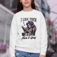 Smut Reader Spicy Book Romance I Like Them Thick & Spicy Youth Crewneck Sweatshirt