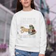 Tiny Dinosaur Read Books & Pet My Bearded Dragon Lover Premium Tri-Blend Youth Crewneck Sweatshirt