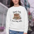 Vintage Fantasy Romance Lover Good Girls Read Dirty Books Youth Crewneck Sweatshirt Vintage Fantasy Romance Lover Good Girls Read Dirty Books Youth Crewneck Sweatshirt