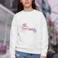 A Woman Cannot Survive On Books Alone She Also Needs Yarn Premium Youth Crewneck Sweatshirt