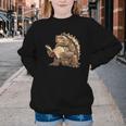 Alligator Snapping Turtle Reading A Book Youth Crewneck Sweatshirt