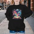 Astronomy Space Lover Books Bookworm Youth Crewneck Sweatshirt