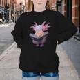 Axolotl Bookworm Reading Book Kawaii Graphic Youth Crewneck Sweatshirt Axolotl Bookworm Reading Book Kawaii Graphic Youth Crewneck Sweatshirt