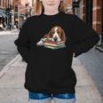 Basset Hound Books Dog Breed Graphic Youth Crewneck Sweatshirt Basset Hound Books Dog Breed Graphic Youth Crewneck Sweatshirt