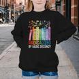 Book Flower Radicalized By Basic Decency Feminist Lgbt Youth Crewneck Sweatshirt