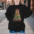 Book Lover Christmas Tree I Have No Shelf Control Youth Crewneck Sweatshirt