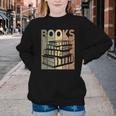 Book Reader Vintage Bookworm Retro Book Lover Youth Crewneck Sweatshirt