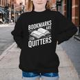 Bookmarks Quote Library Book Reader Youth Crewneck Sweatshirt Bookmarks Quote Library Book Reader Youth Crewneck Sweatshirt