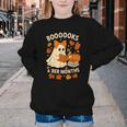 Books And BER Months Fall Librarian Reading Halloween Youth Crewneck Sweatshirt