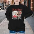 Born To Read Forced To Work Santa Christmas Book Lover Retro Youth Crewneck Sweatshirt