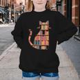Cats Reading Books Librarian Library Readers Youth Crewneck Sweatshirt Cats Reading Books Librarian Library Readers Youth Crewneck Sweatshirt