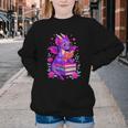 Cute Dragon Reading Books Bookworm Youth Crewneck Sweatshirt Cute Dragon Reading Books Bookworm Youth Crewneck Sweatshirt