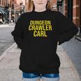 Dungeon Crawler Carl Yellow Text Logo LitRPG Series Book Youth Crewneck Sweatshirt Dungeon Crawler Carl Yellow Text Logo LitRPG Series Book Youth Crewneck Sweatshirt