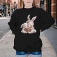Funny Book Reading Quote For Women And Girls Rabbits Youth Crewneck Sweatshirt
