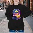 Humor Rubber Duck Reading Book Youth Crewneck Sweatshirt Humor Rubber Duck Reading Book Youth Crewneck Sweatshirt