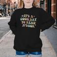 It's A Good Day To Read A Book Reading Librarian Teacher Kid Youth Crewneck Sweatshirt