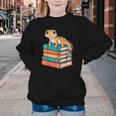 Leopard Gecko Book Lover Reading Youth Crewneck Sweatshirt