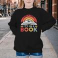 Take A Look It's In A Book Reading Book Vintage Rainbow Youth Crewneck Sweatshirt Take A Look It's In A Book Reading Book Vintage Rainbow Youth Crewneck Sweatshirt