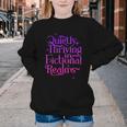 Quietly Thriving In Fictional Realms Book Lovers Youth Crewneck Sweatshirt Quietly Thriving In Fictional Realms Book Lovers Youth Crewneck Sweatshirt