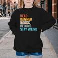 Read Banned Books Be Kind Stay Weird Youth Crewneck Sweatshirt Read Banned Books Be Kind Stay Weird Youth Crewneck Sweatshirt