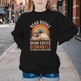 Read Books Drink Coffee Dismantle Systems Of Oppression Youth Crewneck Sweatshirt