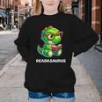 Readasaurus Reading Dinosaur Book Reader Bookworm Youth Crewneck Sweatshirt