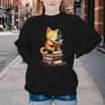 Reading Cat Books Cute Youth Crewneck Sweatshirt