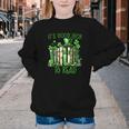Retro Book Lucky Reading Teacher St Patrick's Day -Adults Small Cotton Blend Polyester Blend Short Sleeve Youth Crewneck Sweatshirt