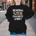 Retro Reading Is My Favorite Sport Baseball World Book Day Youth Crewneck Sweatshirt Retro Reading Is My Favorite Sport Baseball World Book Day Youth Crewneck Sweatshirt