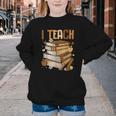 History Month I Teach Melanin Book Black Teacher Youth Crewneck Sweatshirt
