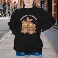 Valentine's Swooning Over Stories Cupid And Book Lover Tee Youth Crewneck Sweatshirt