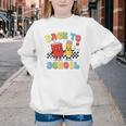Back To School Checkered Book Pencil Groovy Teacher Student Youth Crewneck Sweatshirt Back To School Checkered Book Pencil Groovy Teacher Student Youth Crewneck Sweatshirt