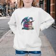 Bookworm Please I'm A Book Dragon Blue Dragon Youth Crewneck Sweatshirt