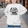 Dragon Reading Book Bookworm Books Dragon Lover Learning Youth Crewneck Sweatshirt
