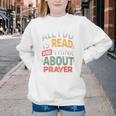 Read And Think About Prayer Faith & Book Lover Premium Youth Crewneck Sweatshirt Read And Think About Prayer Faith & Book Lover Premium Youth Crewneck Sweatshirt