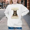 i Have Selective Hearing Cat Coffee Books Retro Youth Crewneck Sweatshirt