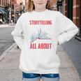 Storytelling Is What Life Is All About Book Youth Crewneck Sweatshirt