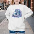 Unicorn Reading For Book Lovers Readers Youth Crewneck Sweatshirt