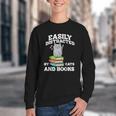 Cats And Books Read Reading Librarian Book Across America Youth Crewneck Sweatshirt