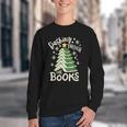 Dashing Through The Books Christmas Book Lovers Men Women Youth Crewneck Sweatshirt