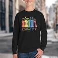 Floral Book Equality Human Rights Social Justice Peace Love Youth Crewneck Sweatshirt