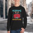 Reading Is A Ticket To Adventure Fun Book Lovers Fun Youth Crewneck Sweatshirt