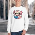 Adorable Book Lover Axolotl With Reading Glasses Cute Youth Crewneck Sweatshirt Adorable Book Lover Axolotl With Reading Glasses Cute Youth Crewneck Sweatshirt