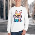 Adorable Book Lover Rabbit With Reading Glasses Cute Premium Youth Crewneck Sweatshirt