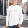 The Book Was Better Distressed Grunge Minimalist Text Premium Youth Crewneck Sweatshirt