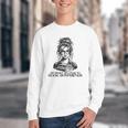 Book Lover Bent Over a Book Youth Crewneck Sweatshirt