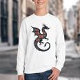 Book Lover Bookworm Reading Books Dragon Youth Crewneck Sweatshirt