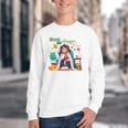 Book Lover Woman Woman Book Hangover Premium Tri-Blend Youth Crewneck Sweatshirt