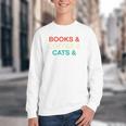 Books Coffee Cats Social Justice Youth Crewneck Sweatshirt